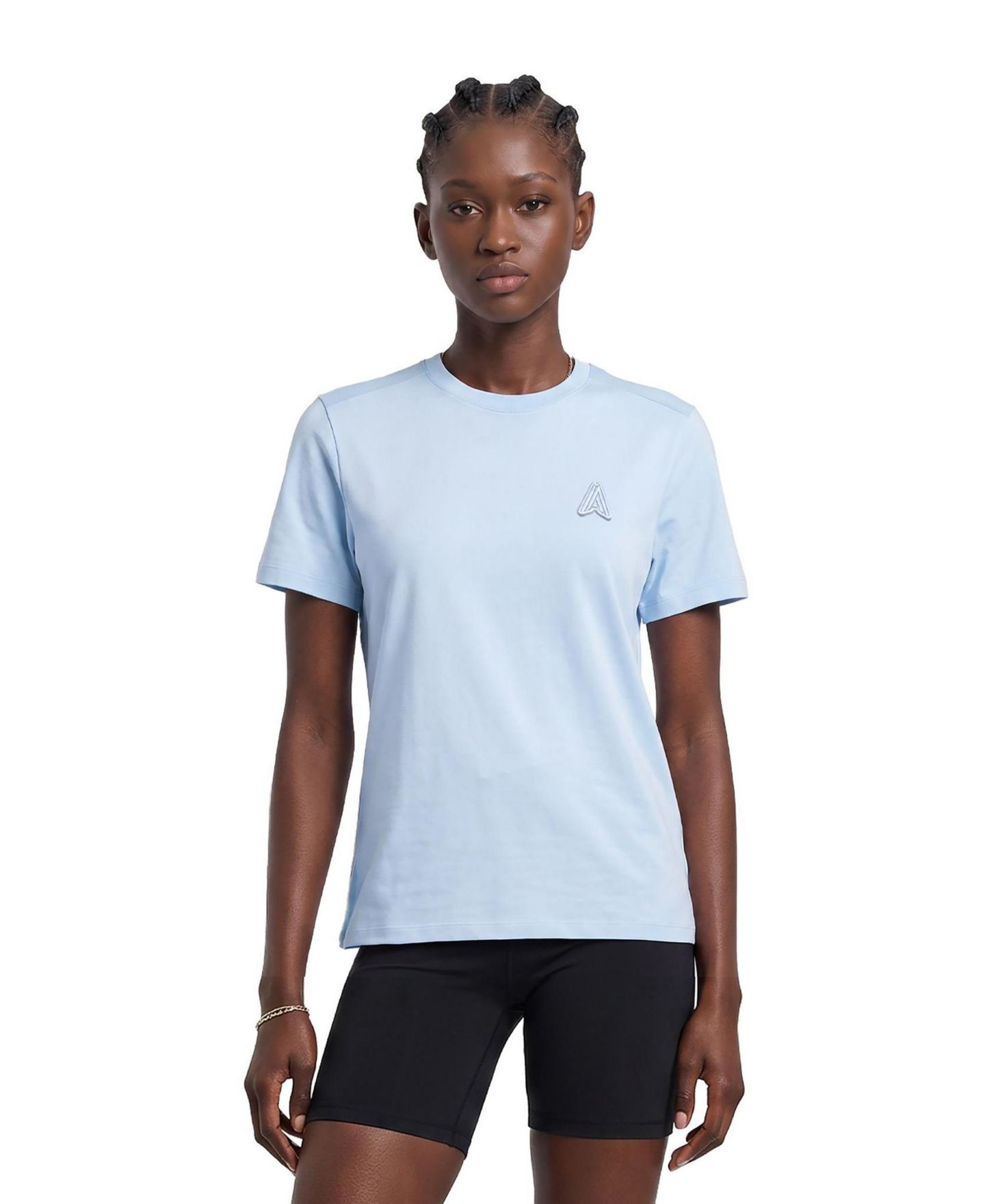 Женская футболка Alpenhaus Corbelle Mercerized Cotton Slim-Fit, цвет: Ледяной — фото 1