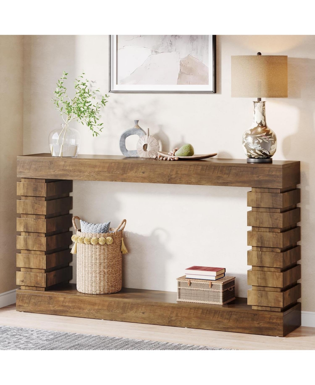 Tribesigns 70.8" Console Table with Storage