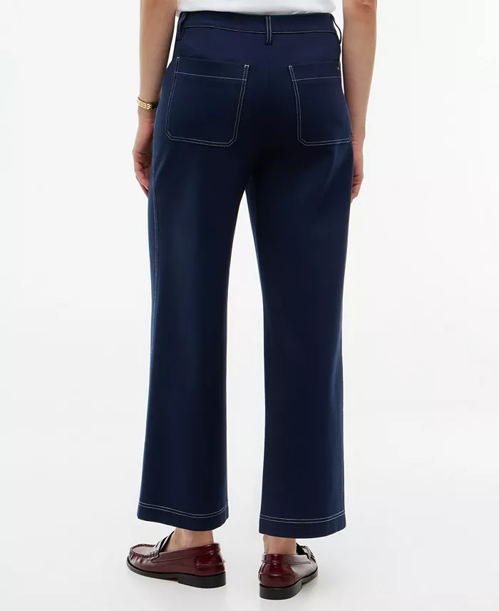 Women's Ponte Top-Stitch Pants - thumbnail 4