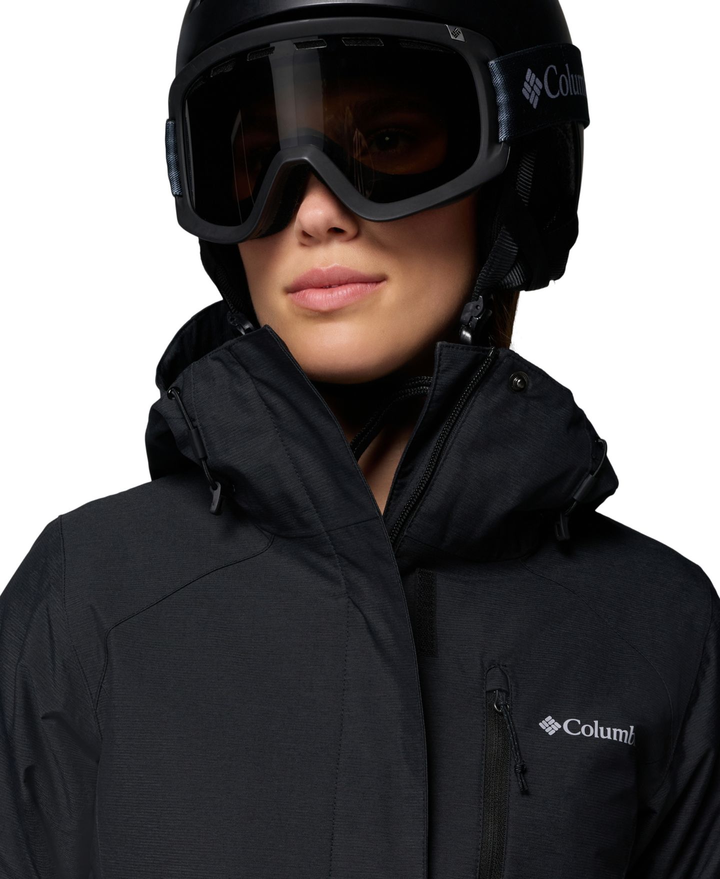 Женская куртка Columbia Whirlibird V Interch 3-in-1 Waterproof, цвет: Чёрный — фото 6