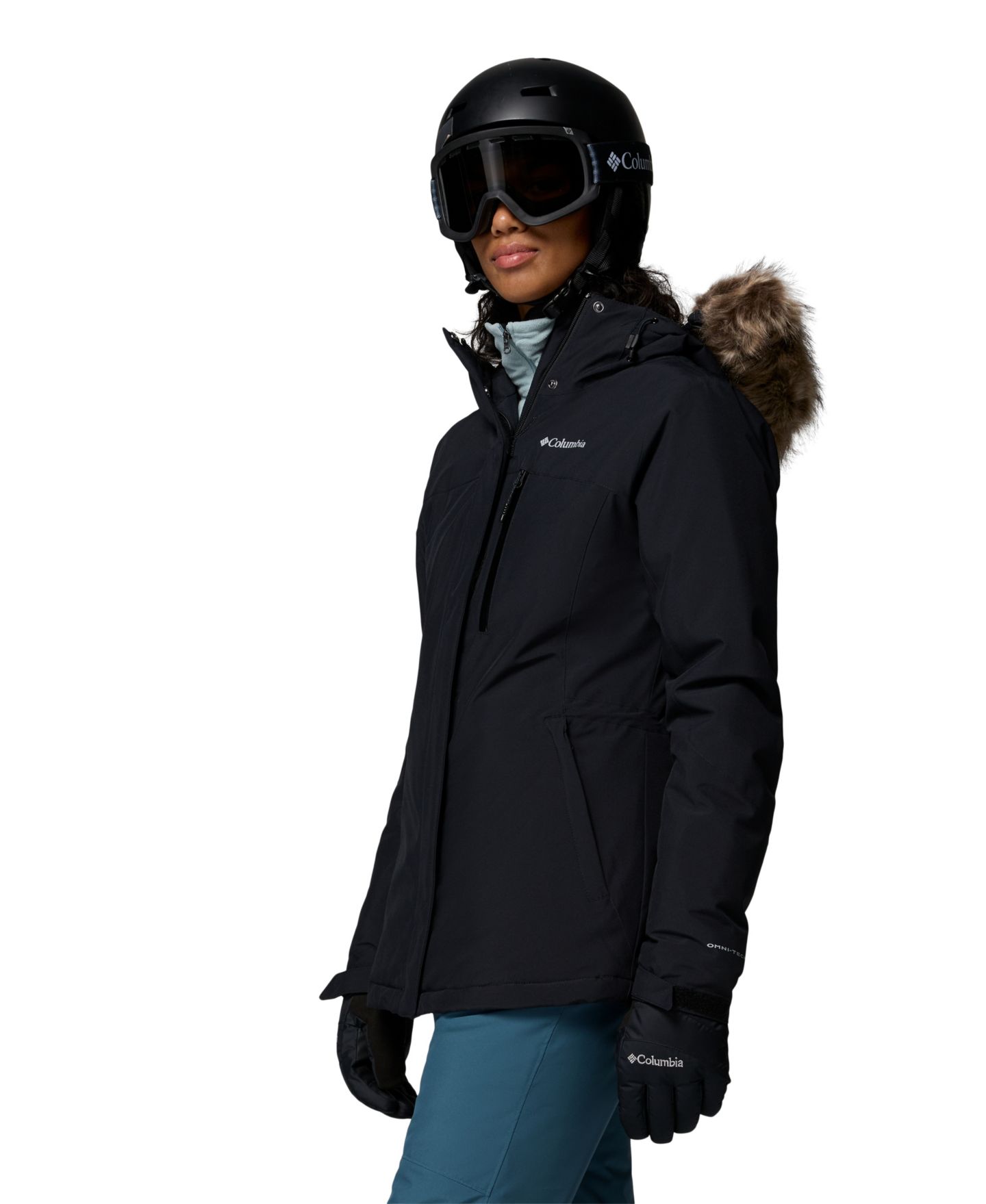 Женская куртка Columbia Ava Alpine™ II Insulated Hooded, цвет: Чёрный — фото 2