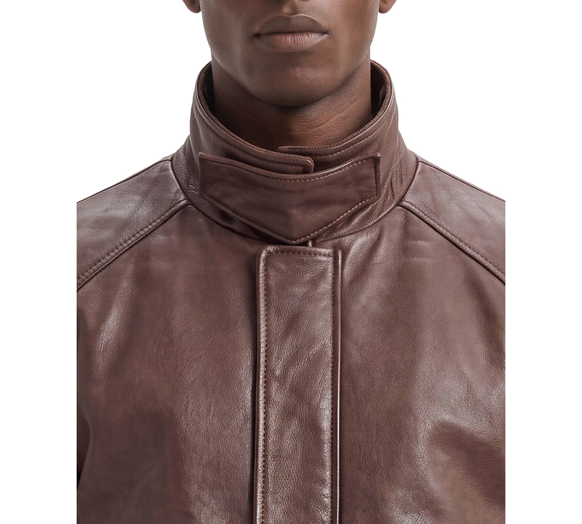 Bagatelle Men's Leather Stable Regular-Fit Jacket