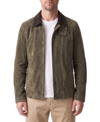 Men's Suede Stable Ranch Regular-Fit Jacket