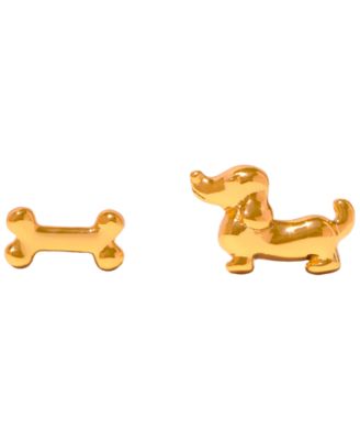 Teeny Tiny Bone App&eacute;tit Stud Earrings