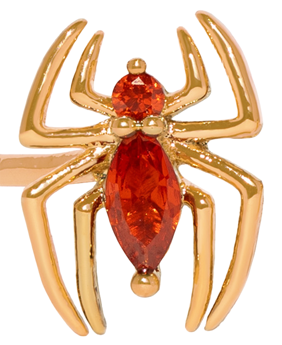 Girls Crew Crystal Marvel's Spider-Man Web of Love Adjustable Ring