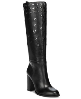 macys block heel boots