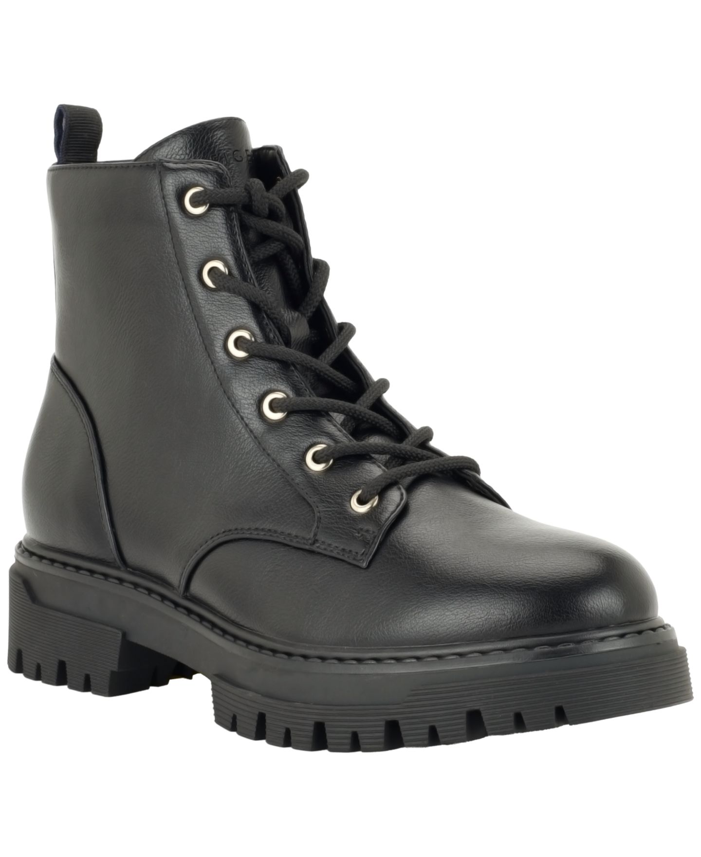 Женские ботинки Tommy Hilfiger Kameny Lace-Up Booties, цвет: Чёрный — фото 1