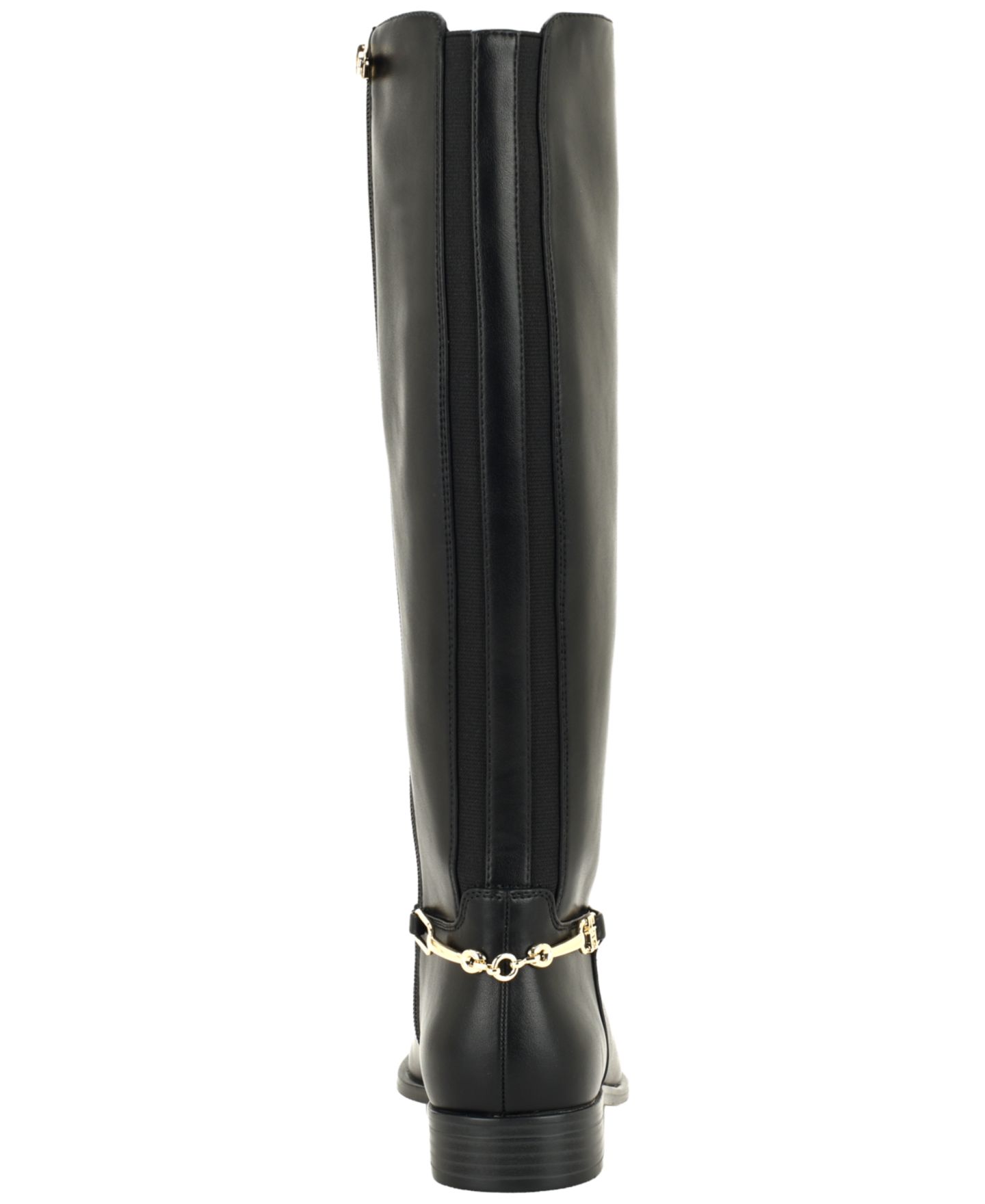 Женские ботинки Tommy Hilfiger Marlay Tall Harness Riding Boot, Regular & Wide Calf, цвет: Чёрный — фото 3
