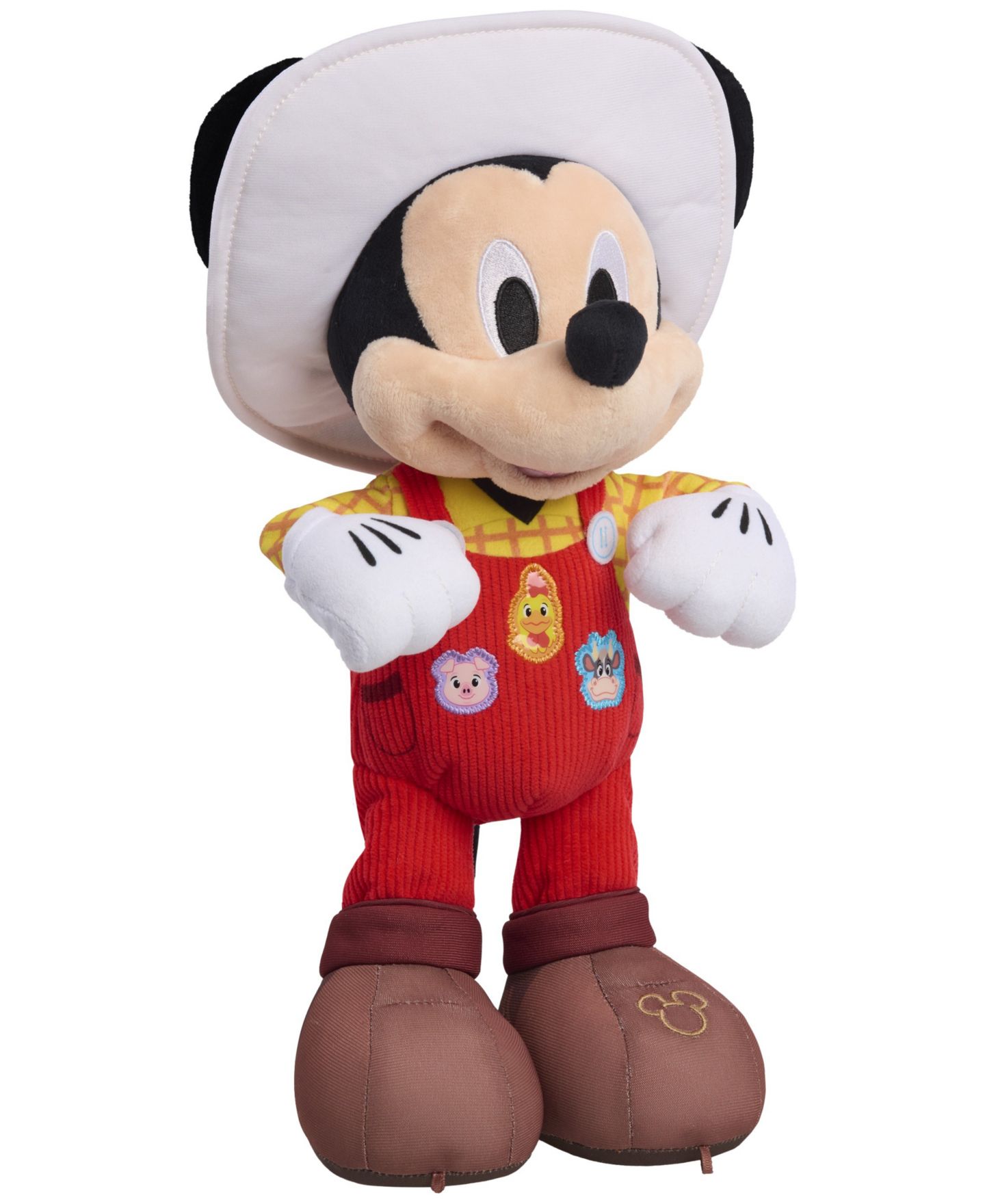 Детская мягкая игрушка Mickey Mouse Hoedown Throwdown 14" Light-Up Feature Plush, Ages 3+ — фото 2
