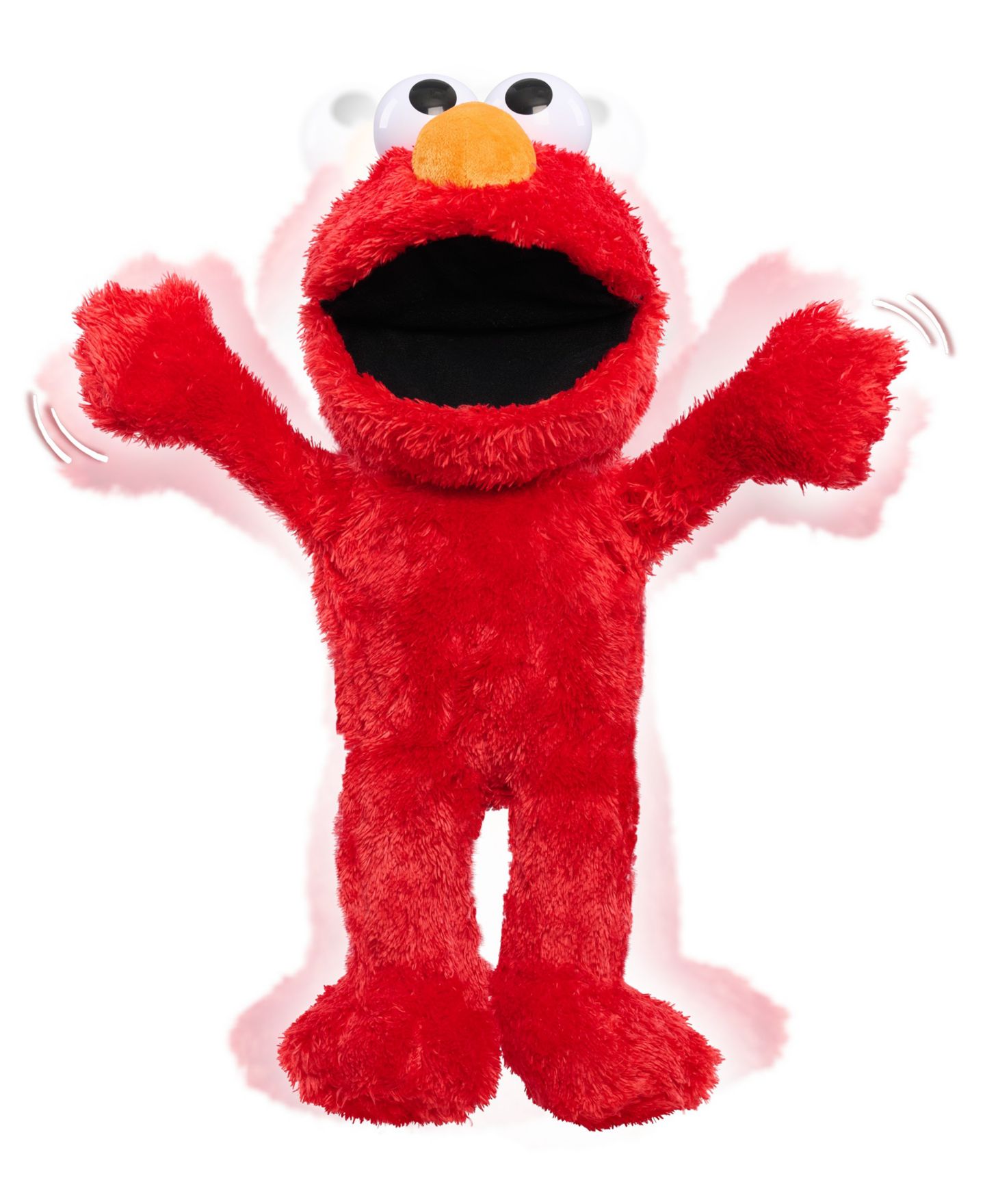 Детская мягкая игрушка Sesame Street Tickle Me Elmo Giggle Max 18" Interactive Plush, Ages 18 months+ — фото 2