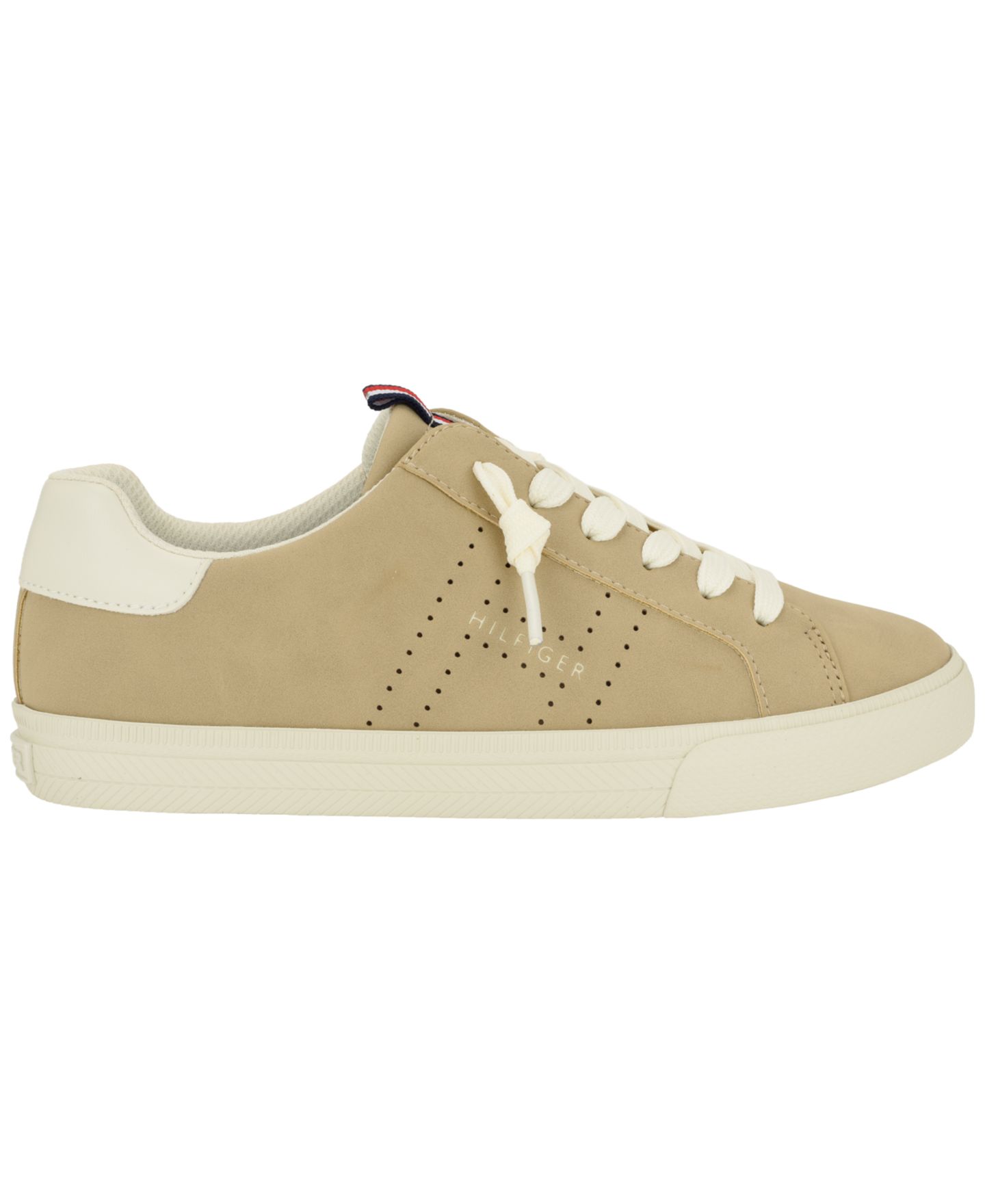 Женские кроссовки Tommy Hilfiger Lustina Low Profile Lace-Up, цвет: Натуральный / Белый — фото 2