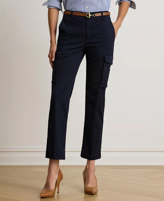 Women's Cargo Cropped Chino Pants - thumbnail 2