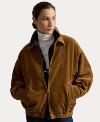 Women's Bubble Relaxed-Fit Corduroy Jacket