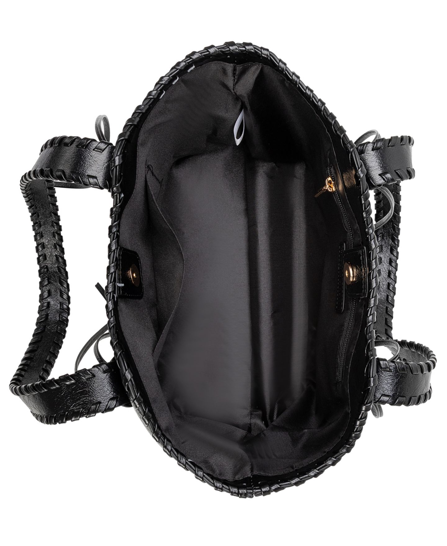 Женская сумка Melie Bianco Phoebe Extra-Large Shoulder Handbag, цвет: Чёрный — фото 4