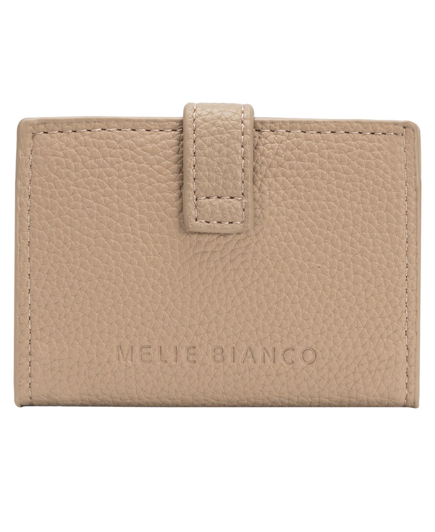 Женский кошелёк Melie Bianco Pria Leather Bifold Wallet, цвет: Серо-коричневый — фото 1