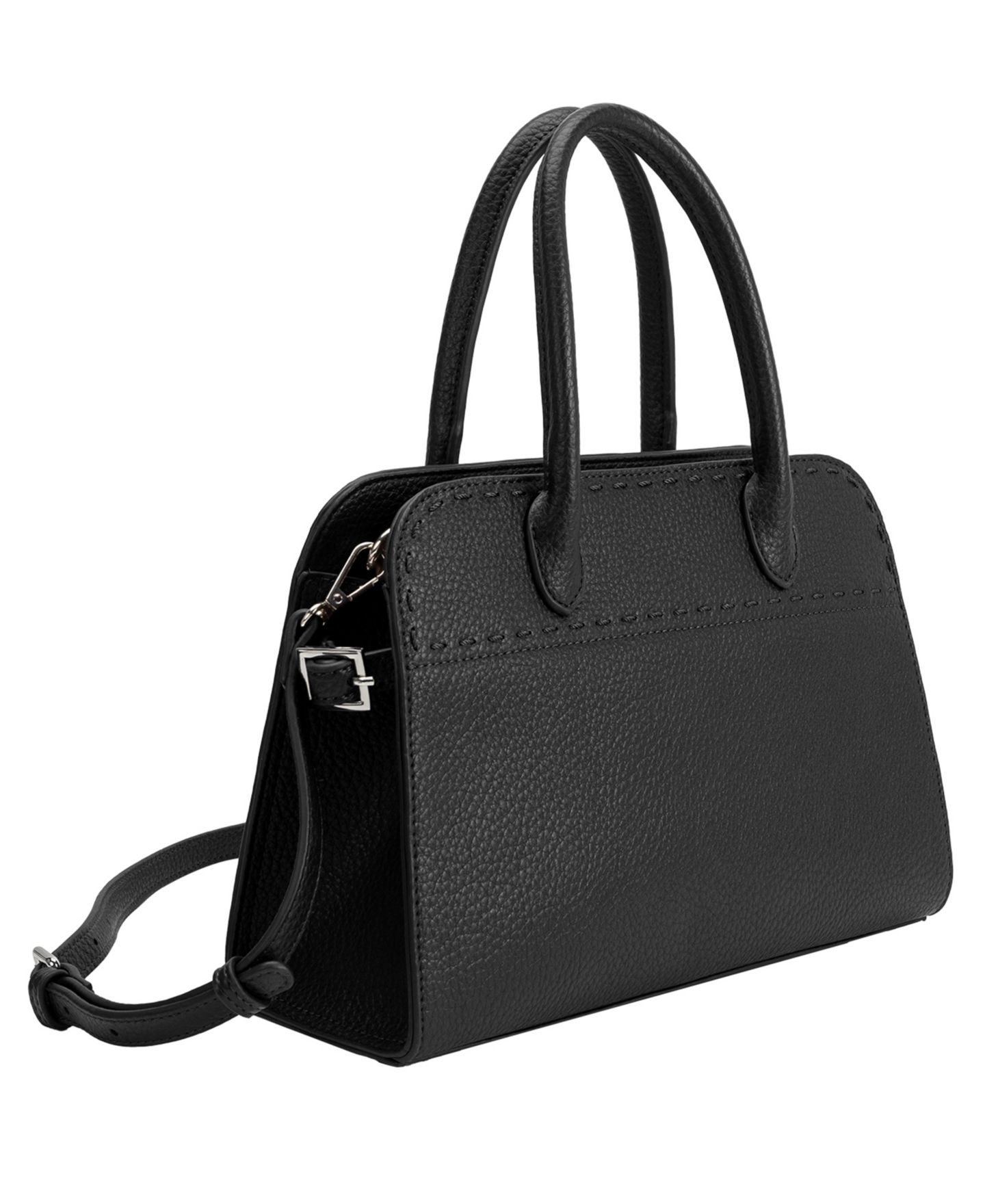 Женская сумка Melie Bianco Marlo Small Top Handle Satchel Handbag, цвет: Чёрный — фото 3
