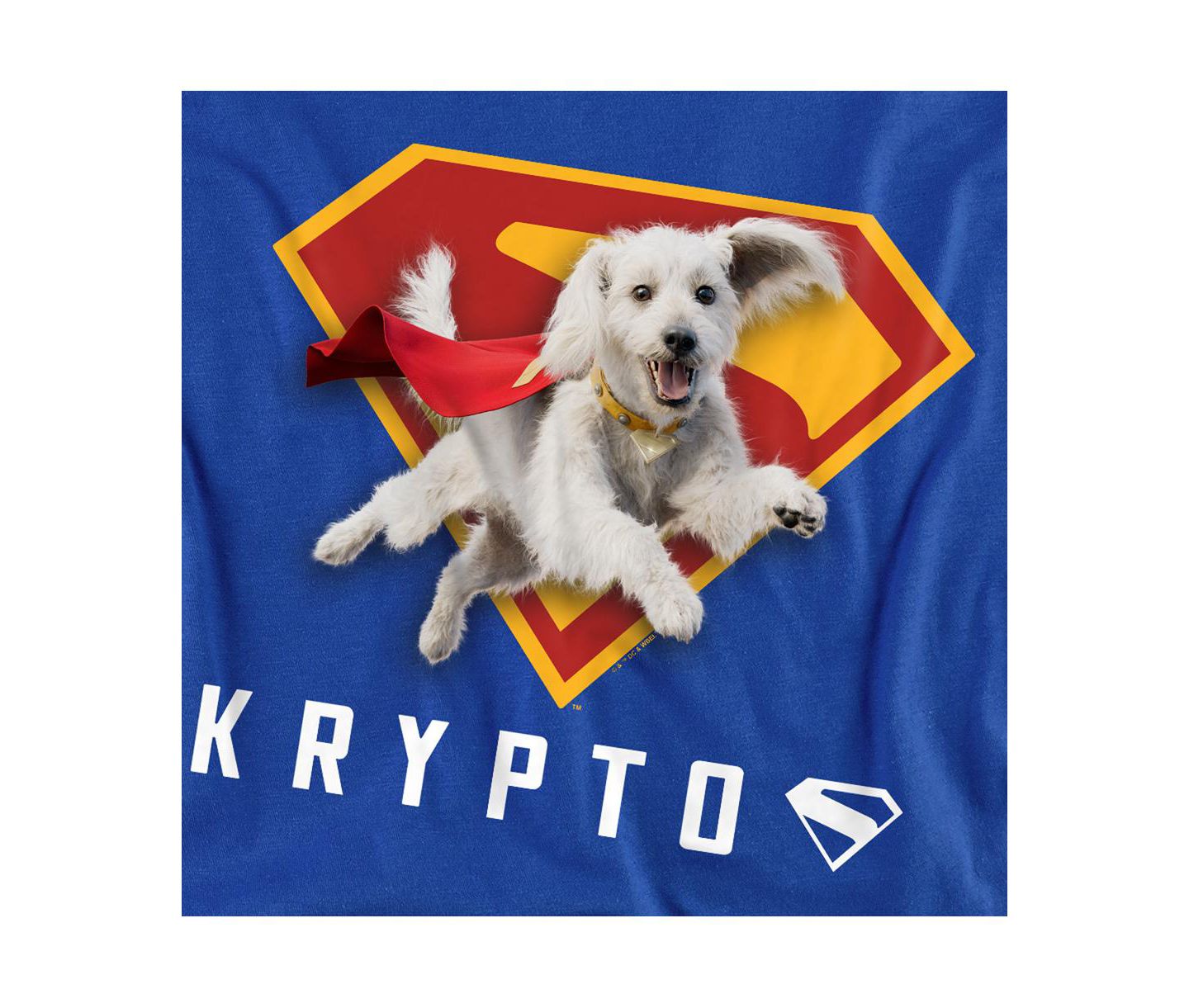 Мужская футболка Superman Krypto Shield, цвет: Королевский синий — фото 3