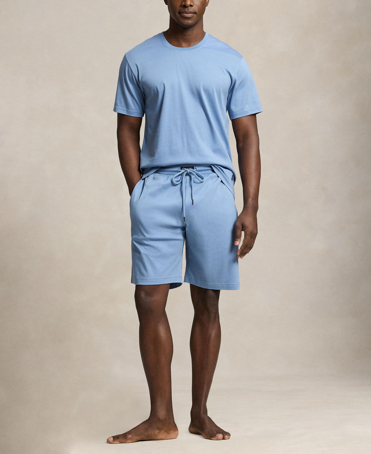Футболки Mercerized для мужчин — Polo Ralph Lauren, цвет: Синий / Тёмно-синий — фото 2