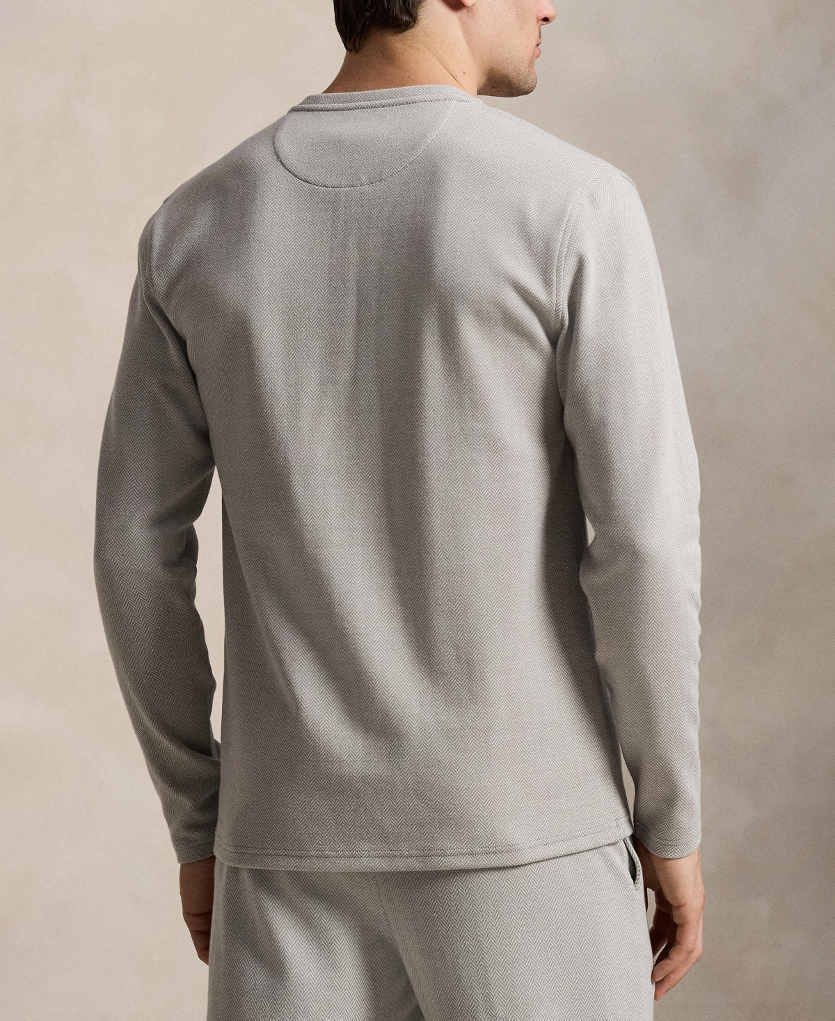 Polo Ralph Lauren Men's Herringbone Henley Pajama T-shirt