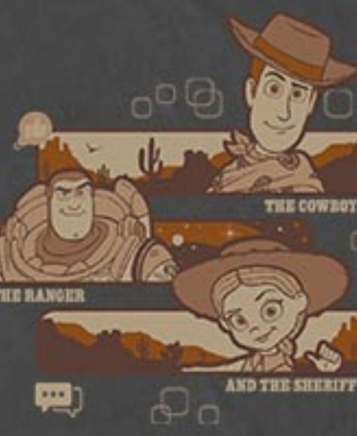 Мужская футболка Fifth Sun Disney Pixar Toy Story Woody, Jessie and Bullseye Friendship Graphic, цвет: Угольный — фото 3