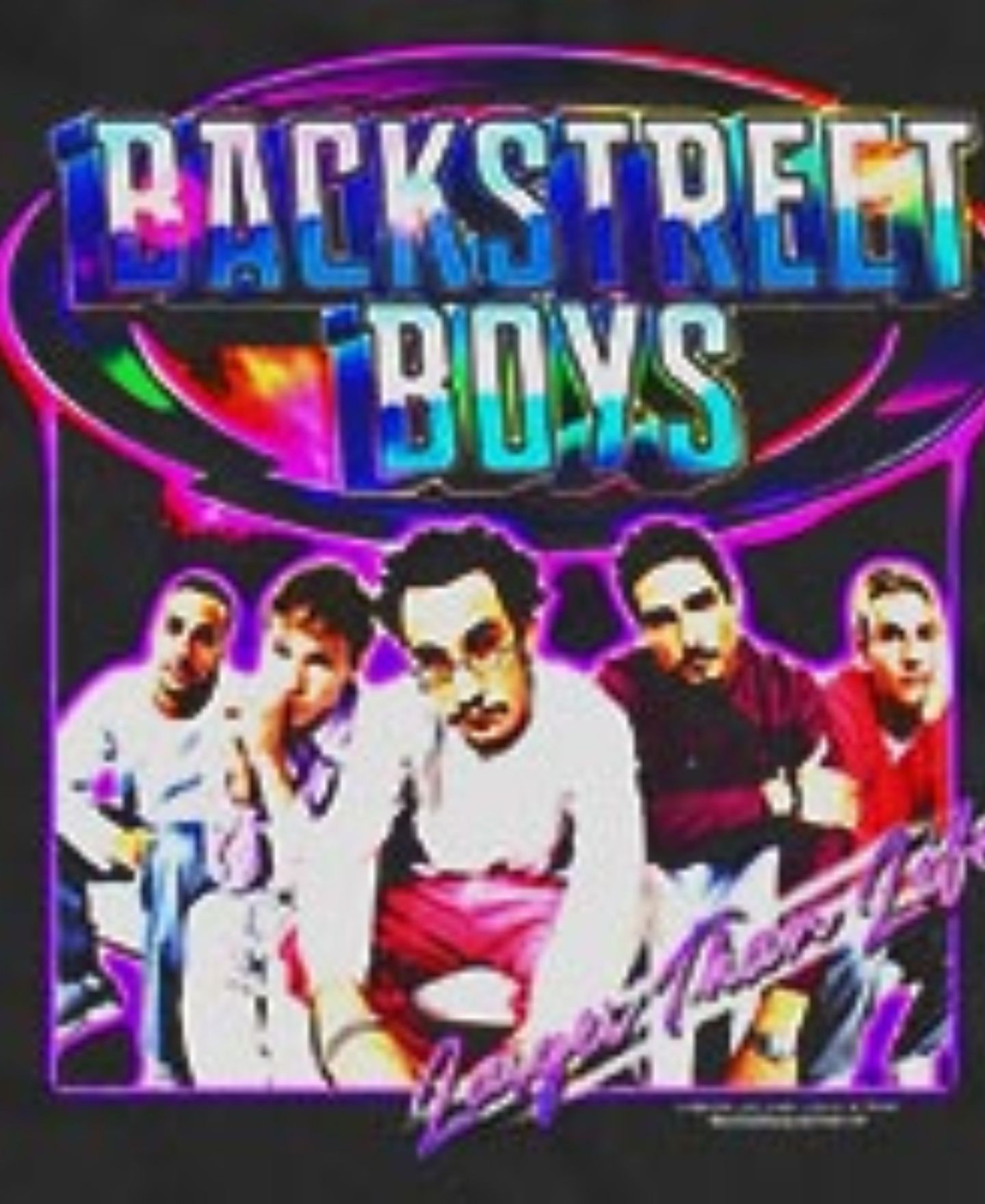 Мужской топ Fifth Sun Backstreet Boys Larger Than Life Group Photo Graphic, цвет: Чёрный — фото 3