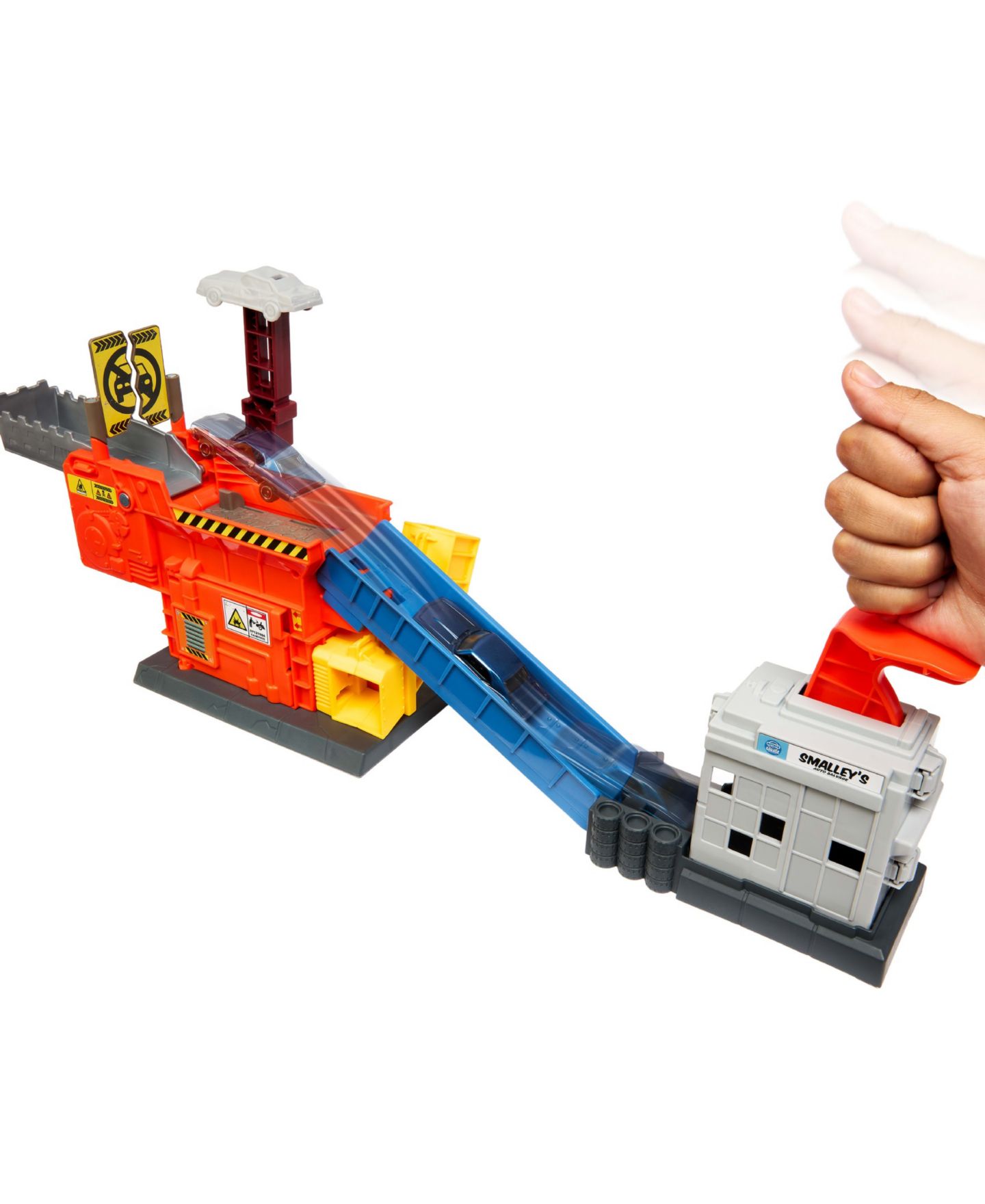 Детский игровой набор Matchbox 1:64 Scale The Movie Smalley's Launch & Crush Playset, Ages 4+ — фото 3