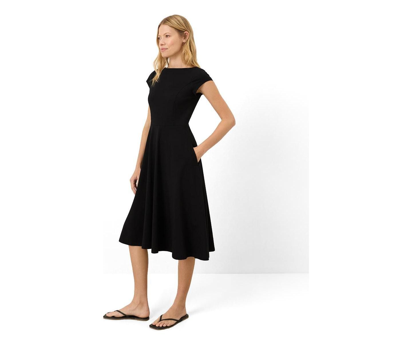 Женское платье Pact Fit and Flare Ballet Dress Made with Organic Cotton, цвет: Чёрный — фото 2