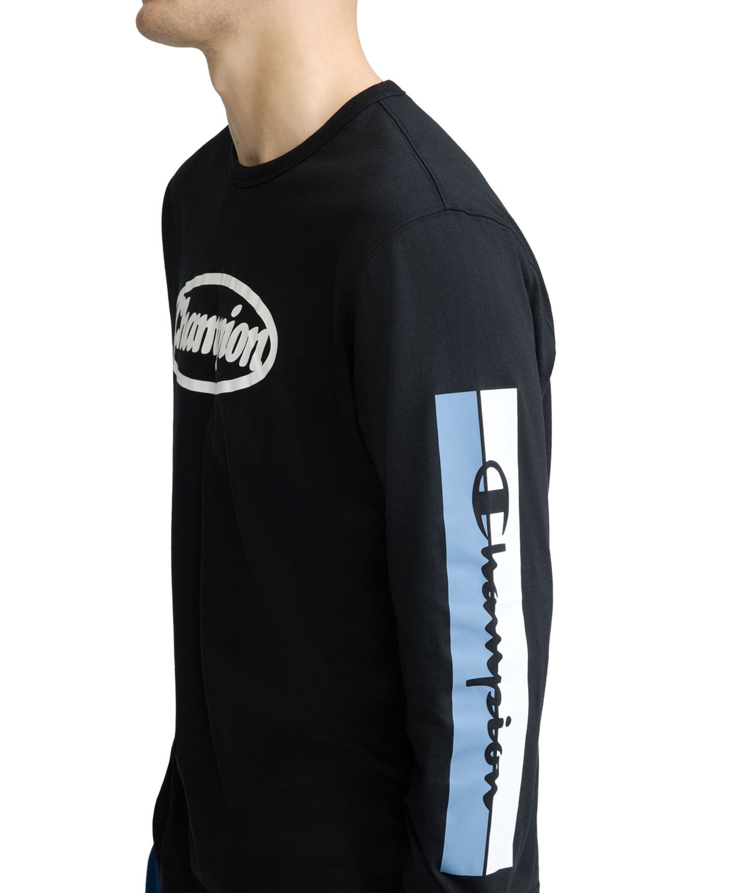 Мужская футболка Champion Medallion Graphic, цвет: Чёрный — фото 3