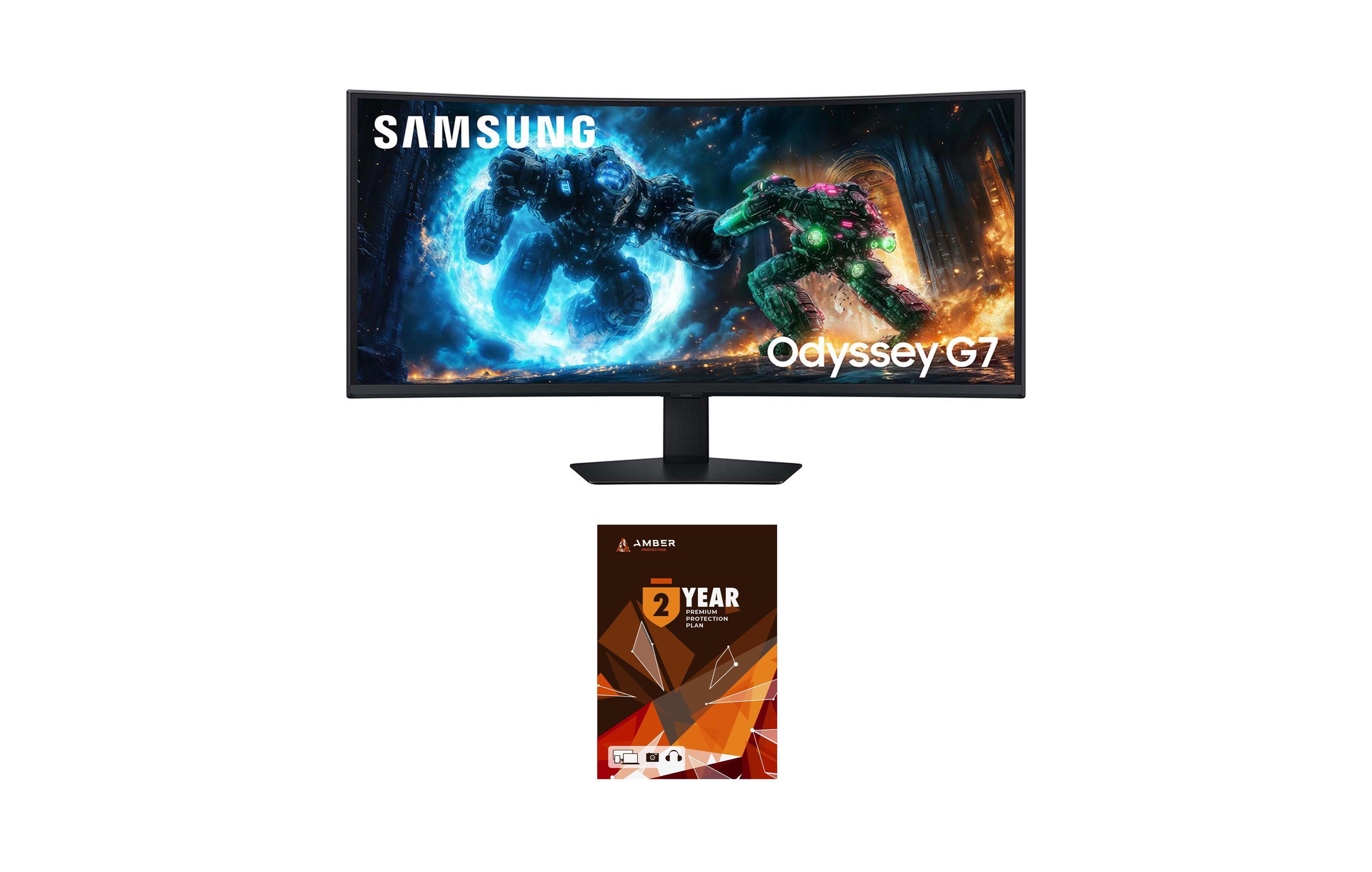 Samsung 40" Odyssey G7 G75 Wuhd Va Curved Computer Monitor, 180Hz