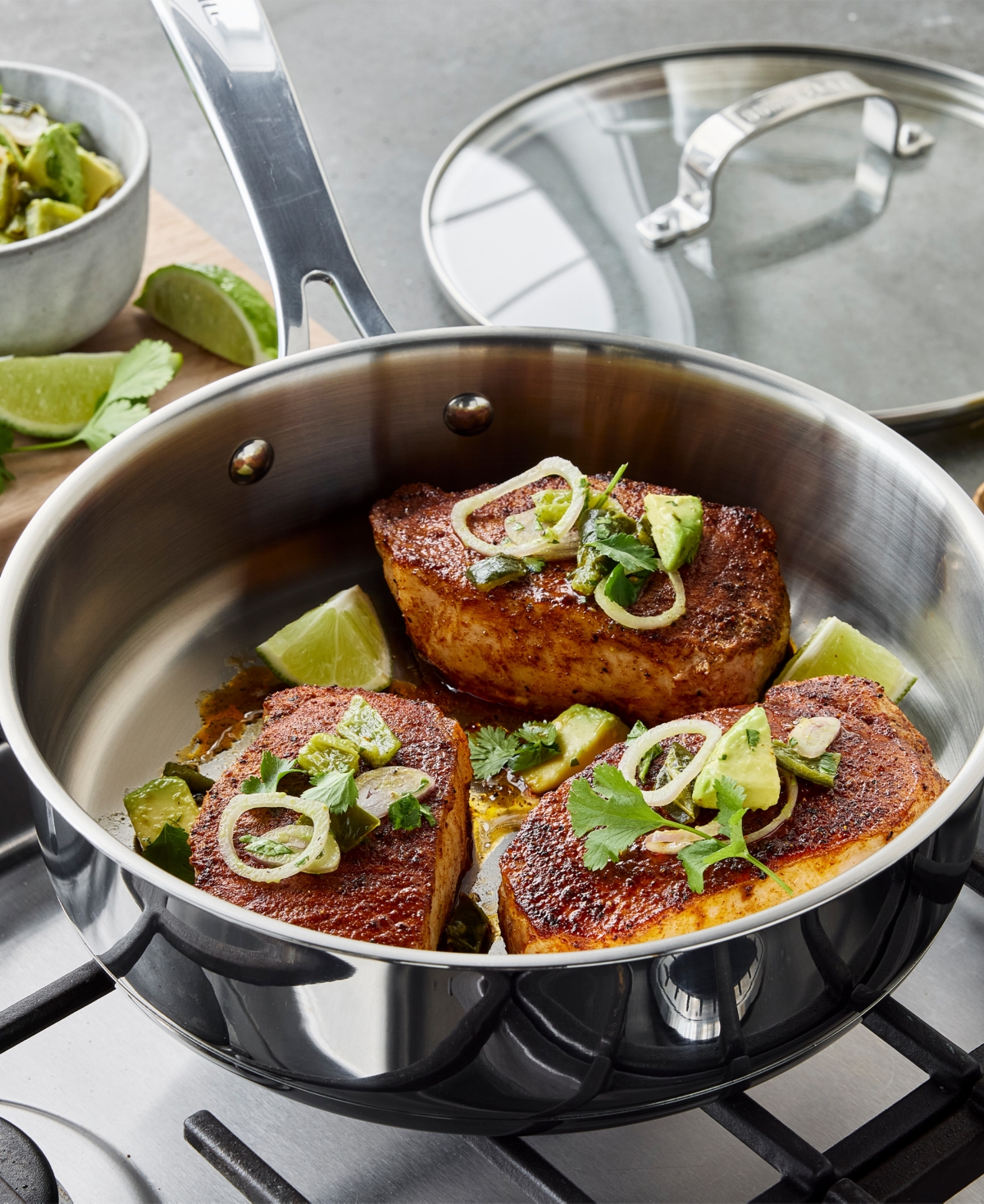 GreenPan Bobby Flay Stainless Steel 10-Piece Cookware Set