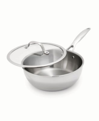 Valencia Pro Stainless Steel 3.6-Quart Chef's Pan