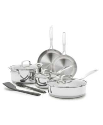 Bobby Flay Stainless Steel 10-Piece Cookware Set