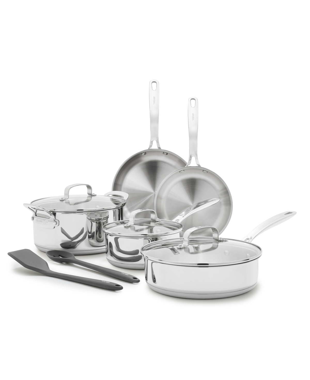 Greenpan Bobby Flay Stainless Steel 10-piece Cookware Set