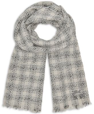 Lurex Tweed Oversized Blanket Scarf