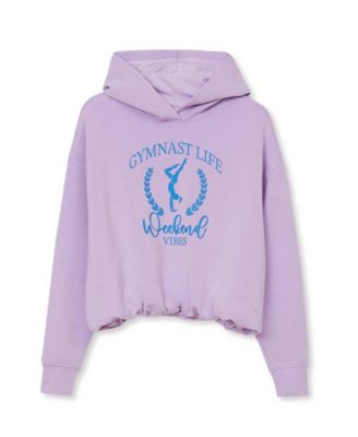 Big Girls Plus Long Sleeve Bubble Active Hoodie