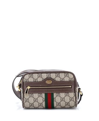 Mini Ophidia Shoulder Bag GG Coated Canvas