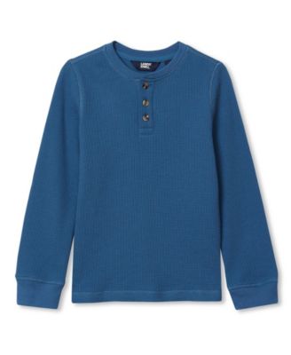 Boys Long Sleeve Thermal Henley