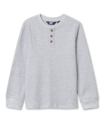 Boys Long Sleeve Thermal Henley