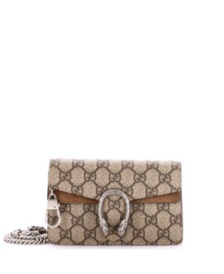 Super Mini Dionysus Bag GG Coated Canvas