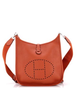 Pre-Owned Hermes PM Evelyne Bag Gen III Clemence