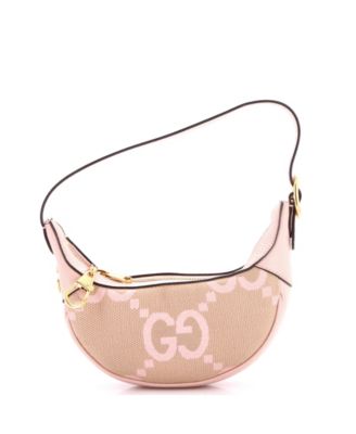 Mini Ophidia Half Moon Bag Jumbo GG Canvas
