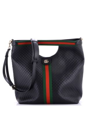 Large Giglio Convertible Shopper Tote Guccissima Leather