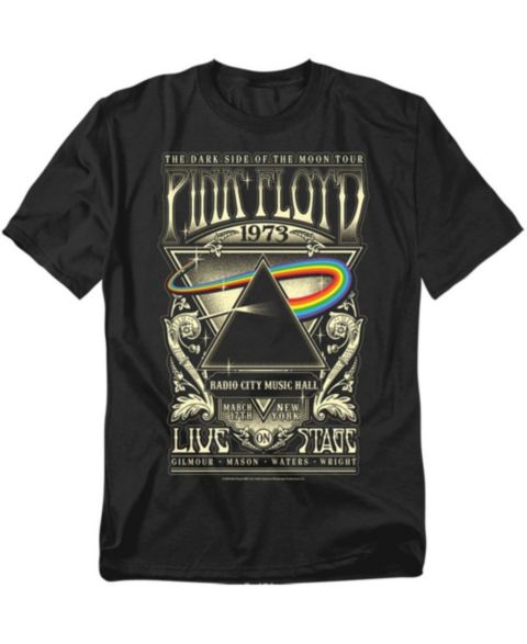Мужская футболка Pink Floyd Carnegie Poster, цвет: Чёрный