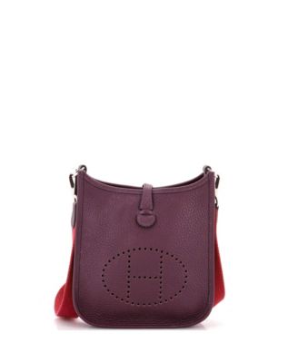 Pre-Owned Hermes TPM Evelyne Bag Gen III Clemence