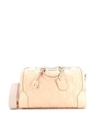 Medium Convertible Boston Top Handle Bag GG Matelasse Leather