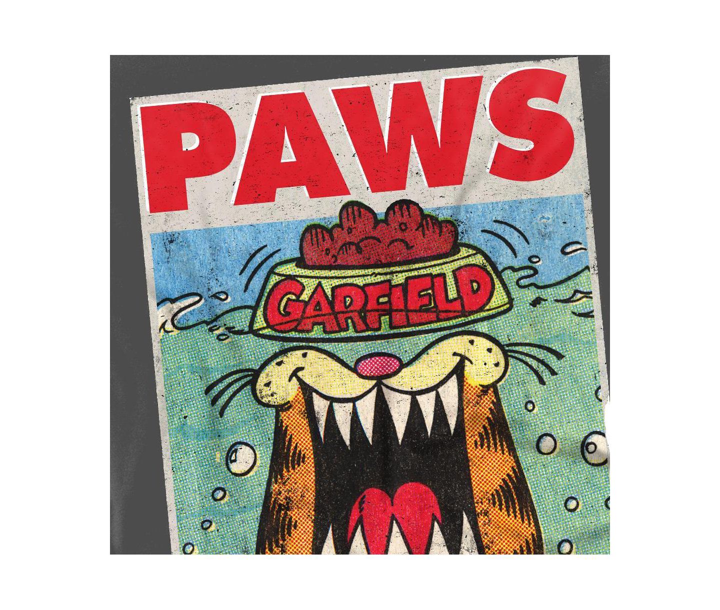 Мужская футболка Garfield Paws, цвет: Чёрный — фото 3