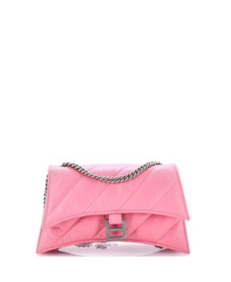 Small Crush Chain Flap Bag Quilted Crushed Calfskin