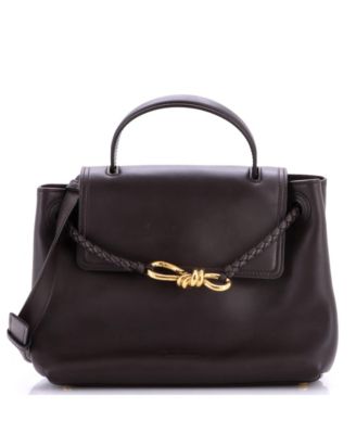 Small Ciao Ciao Top Handle Bag Leather with Intrecciato Detail