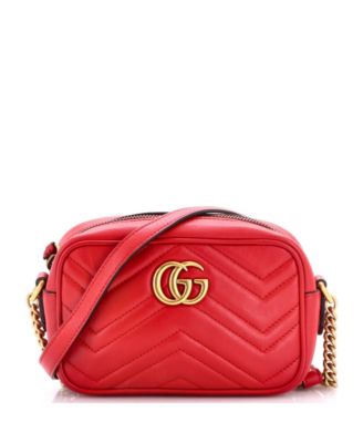 Mini GG Marmont Shoulder Bag Matelasse Leather