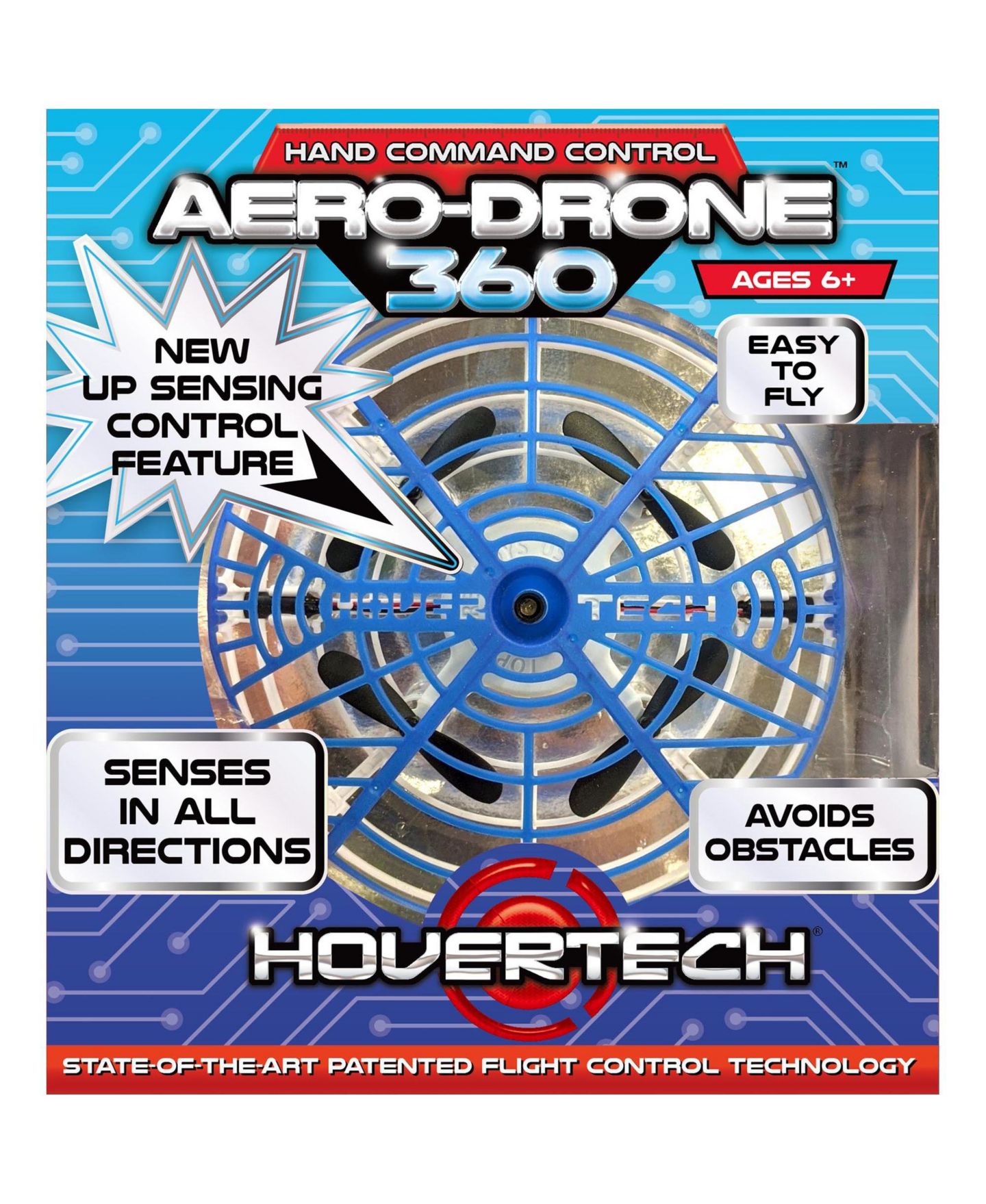 Детская игрушка Top Secret Toys Hovertech Aero-Drone 360 Hand-Operated Drone, цвет: Open Miscellaneous — фото 1